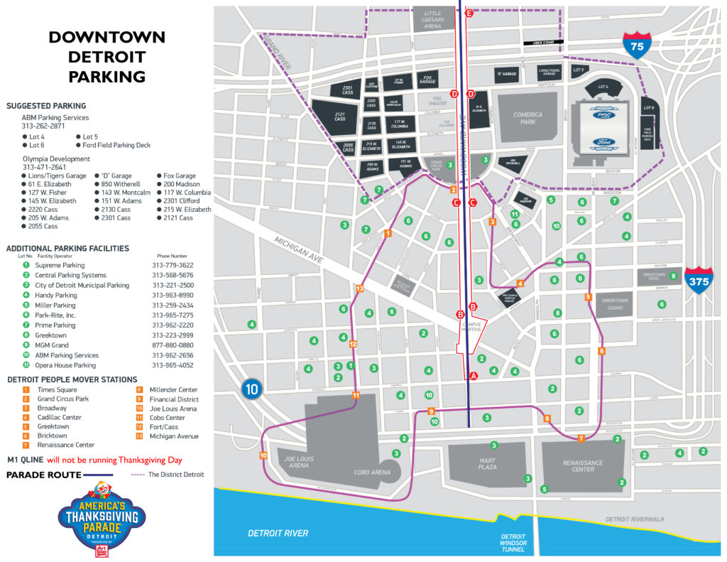 DowntownDetroitParkingMap2017 The Parade Company