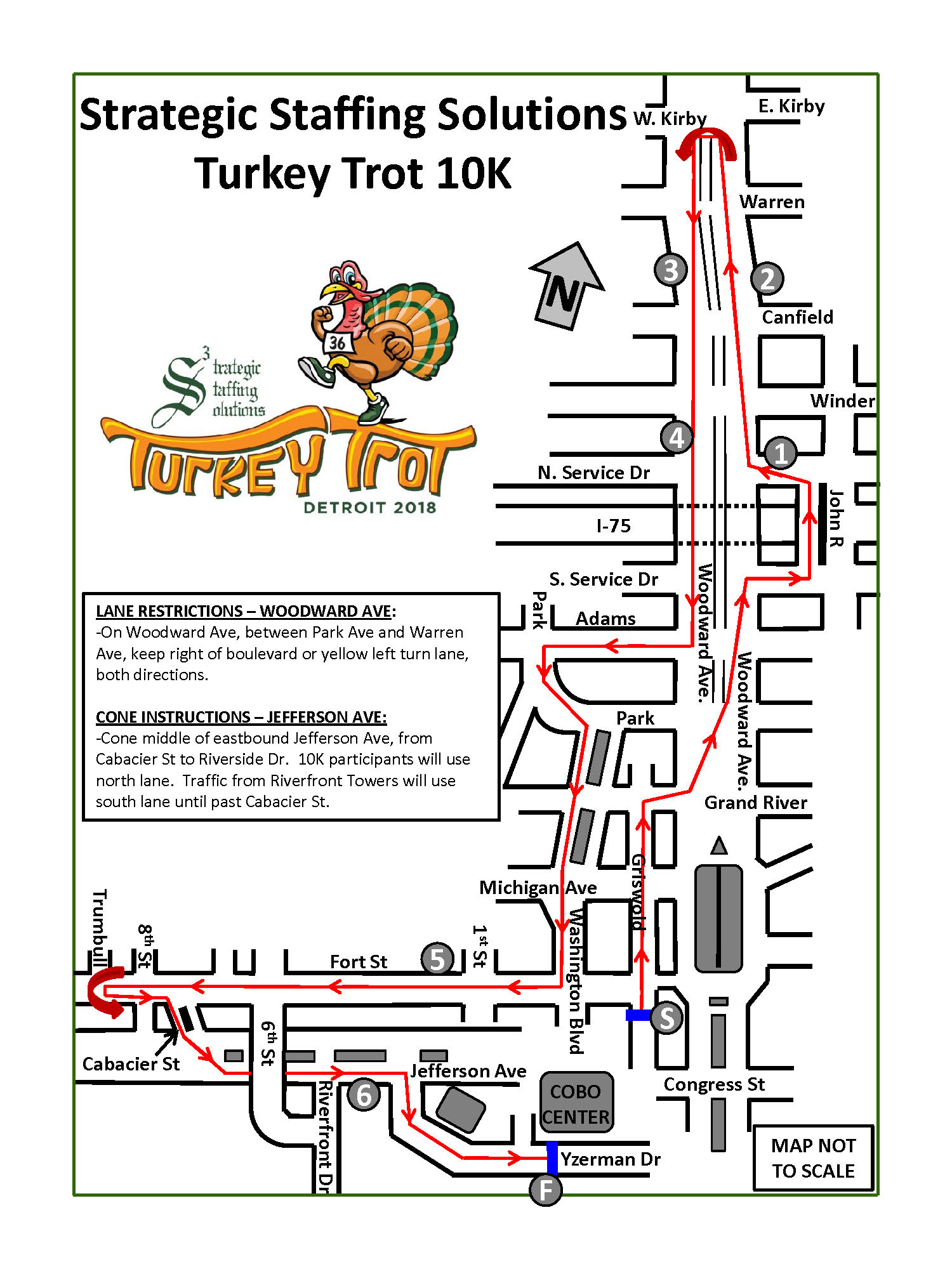 2018 TT 10K Course Map | The Parade Company